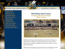 Tablet Screenshot of msubcamps.com